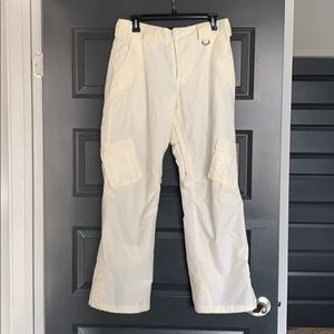 White Slalom Ski Pants